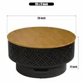 26 Inch Wood-Burning Fire Pit with Grill & Lid: view 6