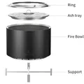 27 Inch Stainless Steel Smokeless Fire Pit: view 5