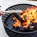 32 Inch Wood-Burning Fire Pit with Grill & Lid: view 5
