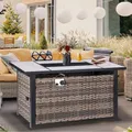 47 Inch Propane Fire Pit Table, Ceramic Tabletop: view 2