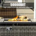 47 Inch Propane Fire Pit Table, Ceramic Tabletop: view 3