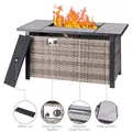 47 Inch Propane Fire Pit Table, Ceramic Tabletop: view 5